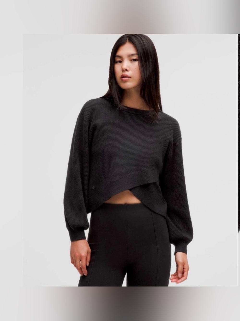 Size L Lululemon Reversible Crossover Sweater